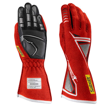 Sabelt Hero Geckotech TG-11 Fire-Resistant Racing Gloves - FIA 8856-2018 - FastLap Supply