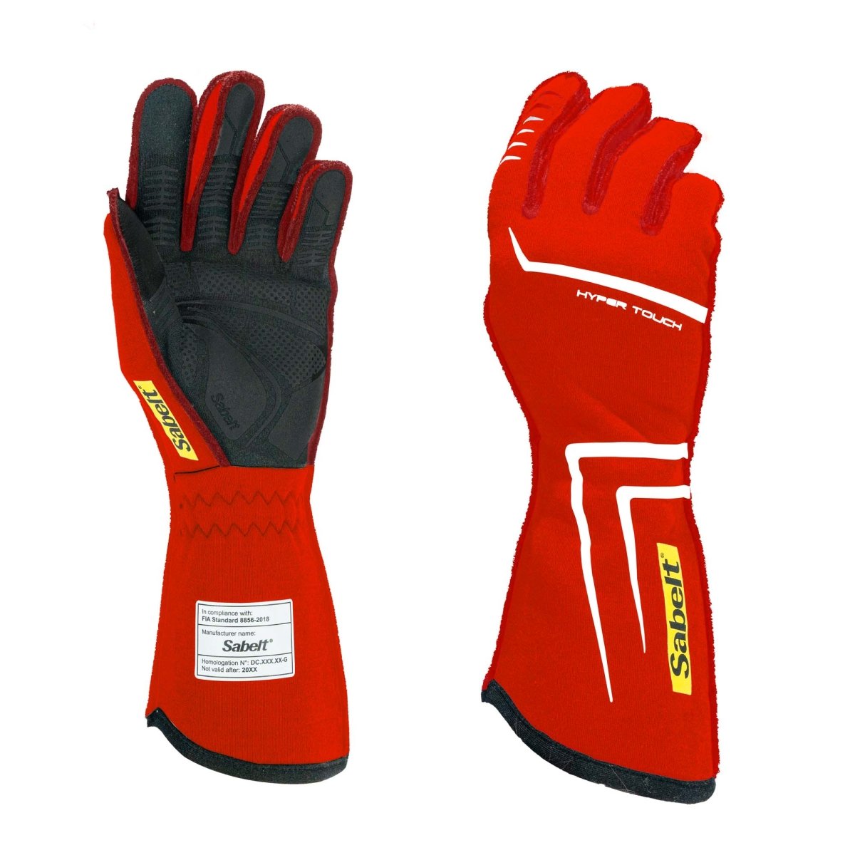 Sabelt Hero Hypertouch TG-12 Fire-Resistant Racing Gloves - FIA 8856-2018 - FastLap Supply