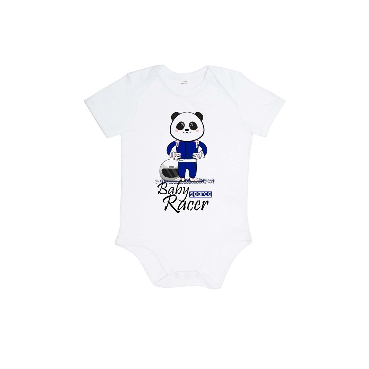 Sparco Baby Racer Onesie (3-6, White) - FastLap Supply