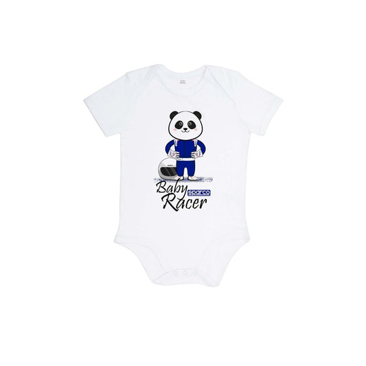 Sparco Baby Racer Onesie (3-6, White) - FastLap Supply