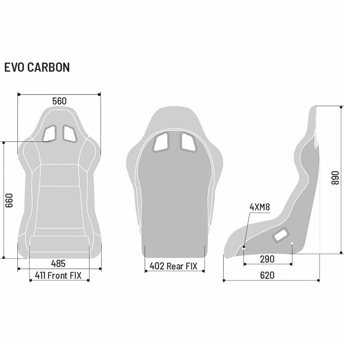 Sparco Evo Carbon Racing Seat - FastLap Supply