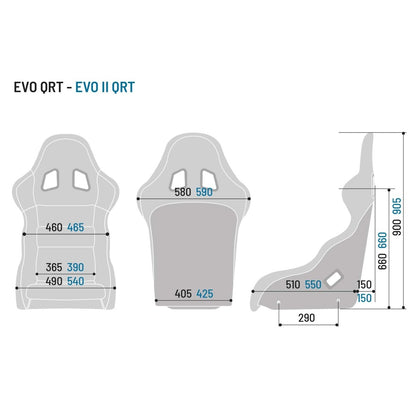 Sparco Evo L QRT Fiberglass Racing Seat - FastLap Supply