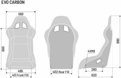 Sparco Evo QRT Performance Racing Seat - FastLap Supply