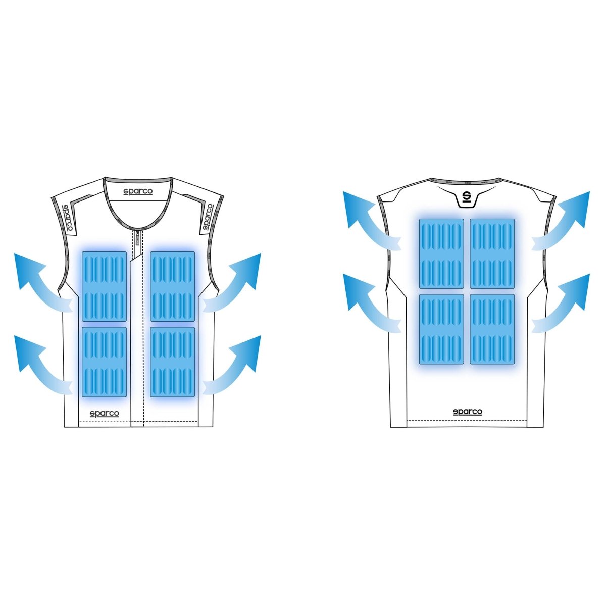 Sparco Ice-Vest Cooling Vest - FastLap Supply