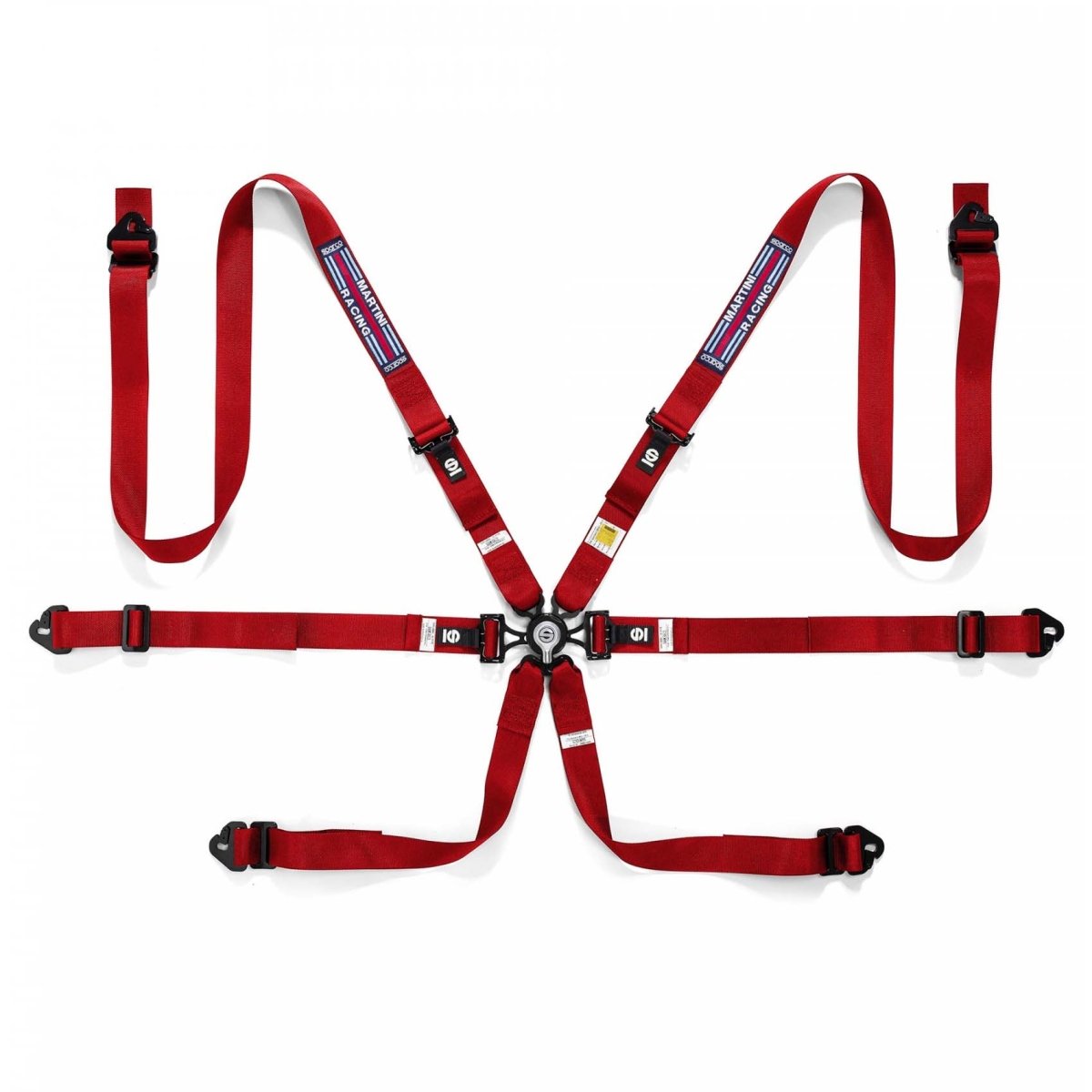 Sparco Martini Hans Endurance Racing Harness - FIA 8853-2016 - FastLap Supply
