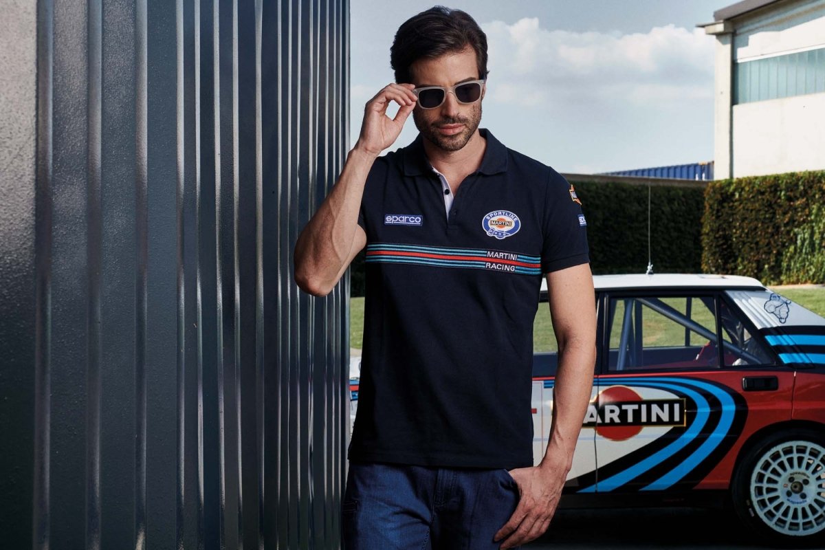 Sparco Martini Replica Patch Polo Shirt - FastLap Supply