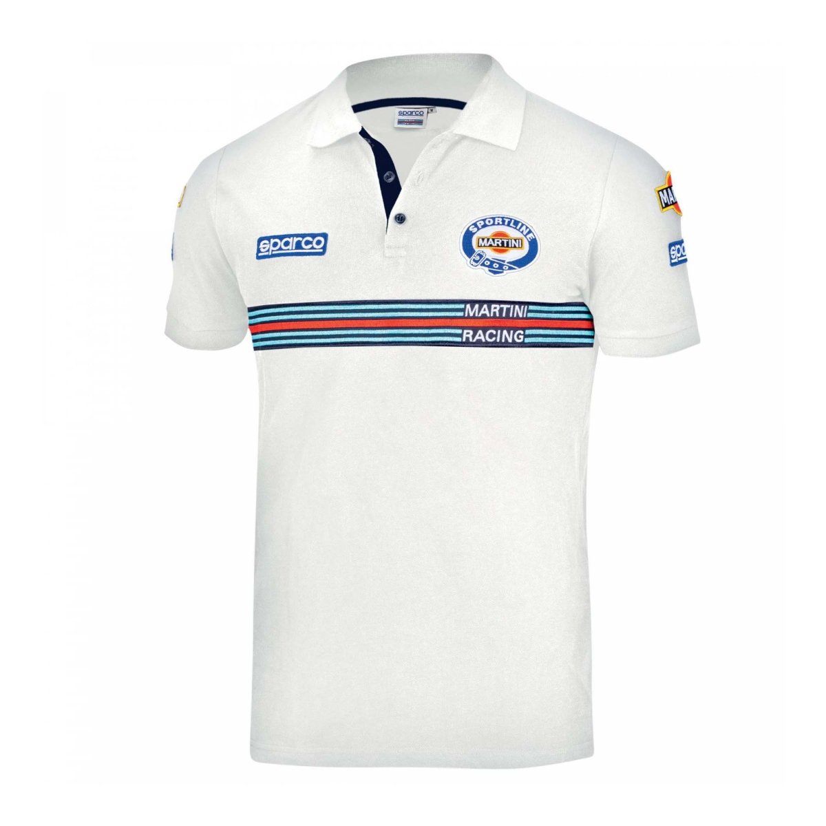 Sparco Martini Replica Patch Polo Shirt - FastLap Supply