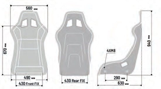 Sparco QRT-K Kevlar Racing Seat - FastLap Supply