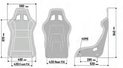 Sparco QRT-K X Kevlar Racing Seat - FastLap Supply
