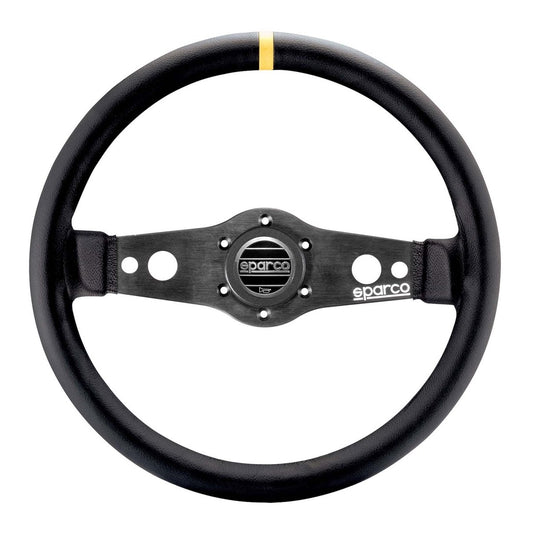 Sparco R-215 Flat Steering Wheel - Leather - FastLap Supply