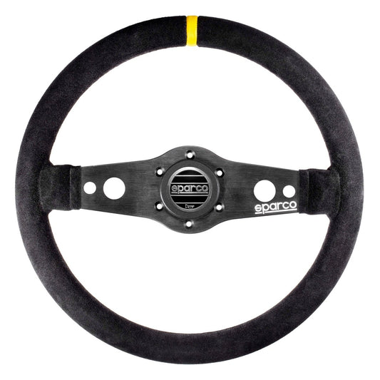 Sparco R-215 Flat Steering Wheel - Suede - FastLap Supply