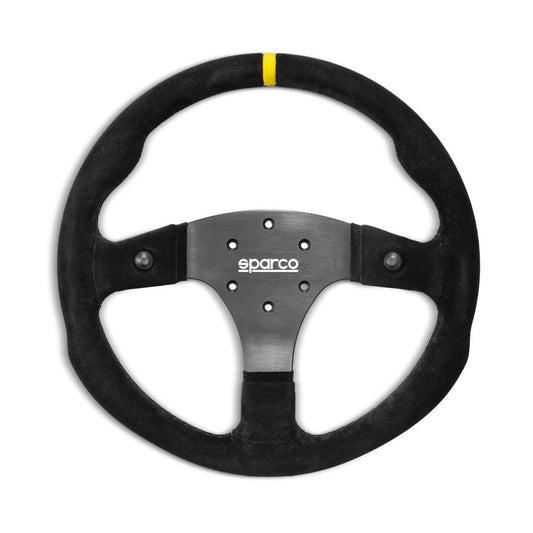 Sparco R330B Steering Wheel - Suede - FastLap Supply