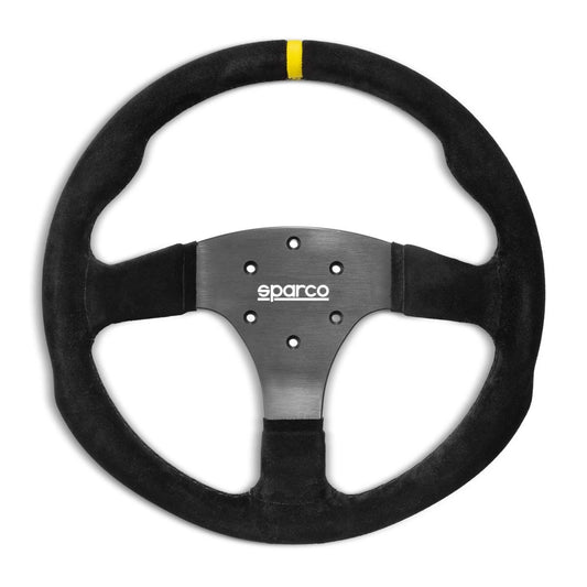 Sparco R350 Steering Wheel - Suede - FastLap Supply
