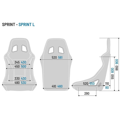 Sparco Sprint Racing Seat - FastLap Supply