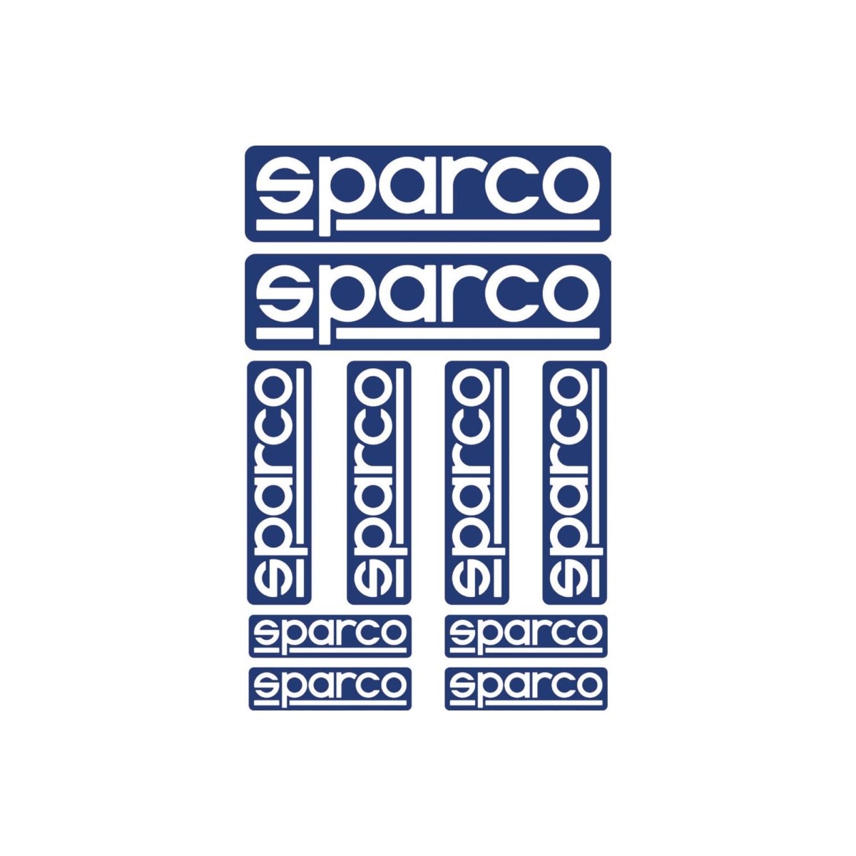 Sparco Sticker Set (10 Pieces) - FastLap Supply