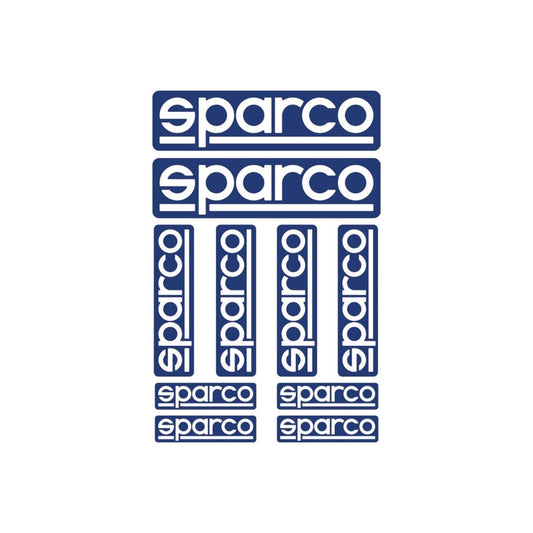 Sparco Sticker Set (10 Pieces) - FastLap Supply