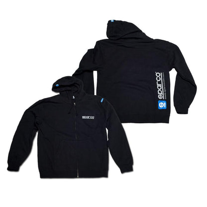 Sparco Zip-Up Hooded Sweatshirt - FastLap Supply