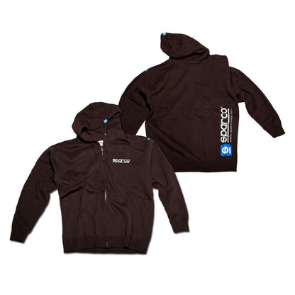 Sparco Zip-Up Hooded Sweatshirt - FastLap Supply