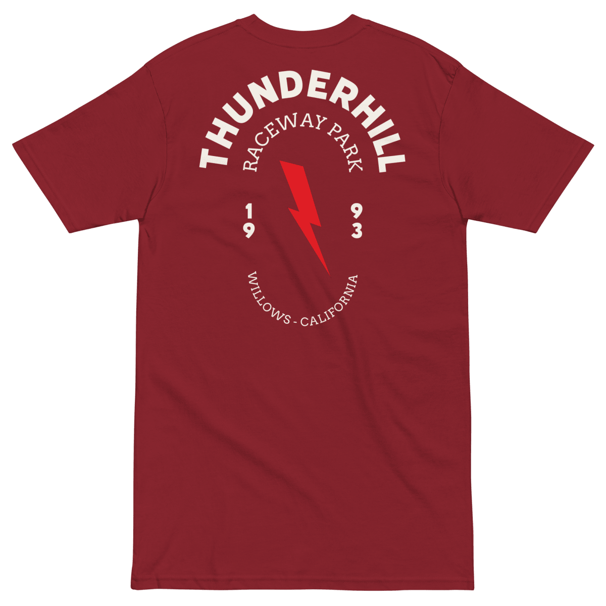 Thunderhill Bolt-Oval Men’s premium heavyweight tee - FastLap Supply