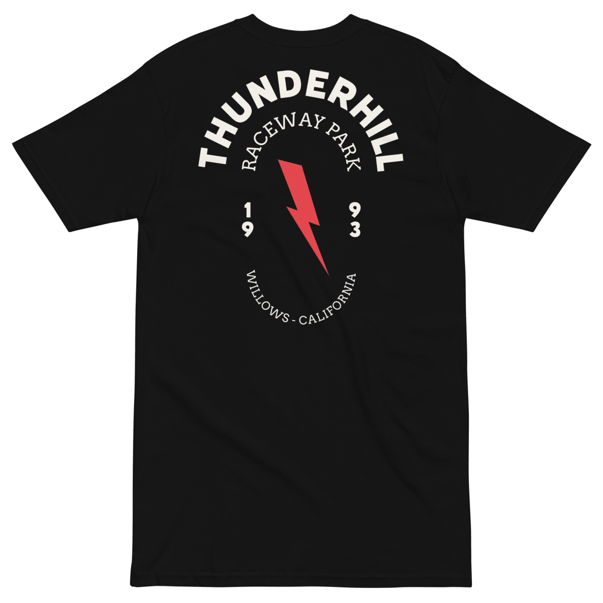 Thunderhill Bolt-Oval Men’s premium heavyweight tee - FastLap Supply