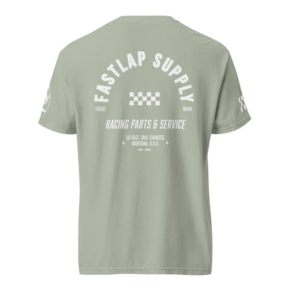 FastLap Supply  - The Trade Mark Skully - garment-dyed heavyweight t-shirt