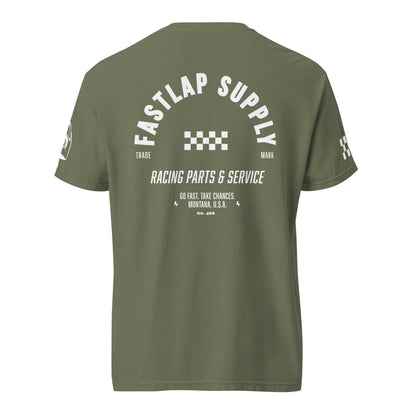 FastLap Supply  - The Trade Mark Skully - garment-dyed heavyweight t-shirt