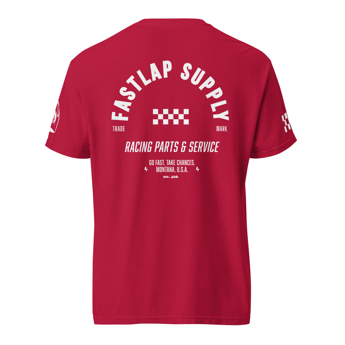 FastLap Supply  - The Trade Mark Skully - garment-dyed heavyweight t-shirt