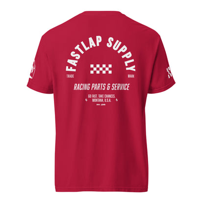 FastLap Supply  - The Trade Mark Skully - garment-dyed heavyweight t-shirt